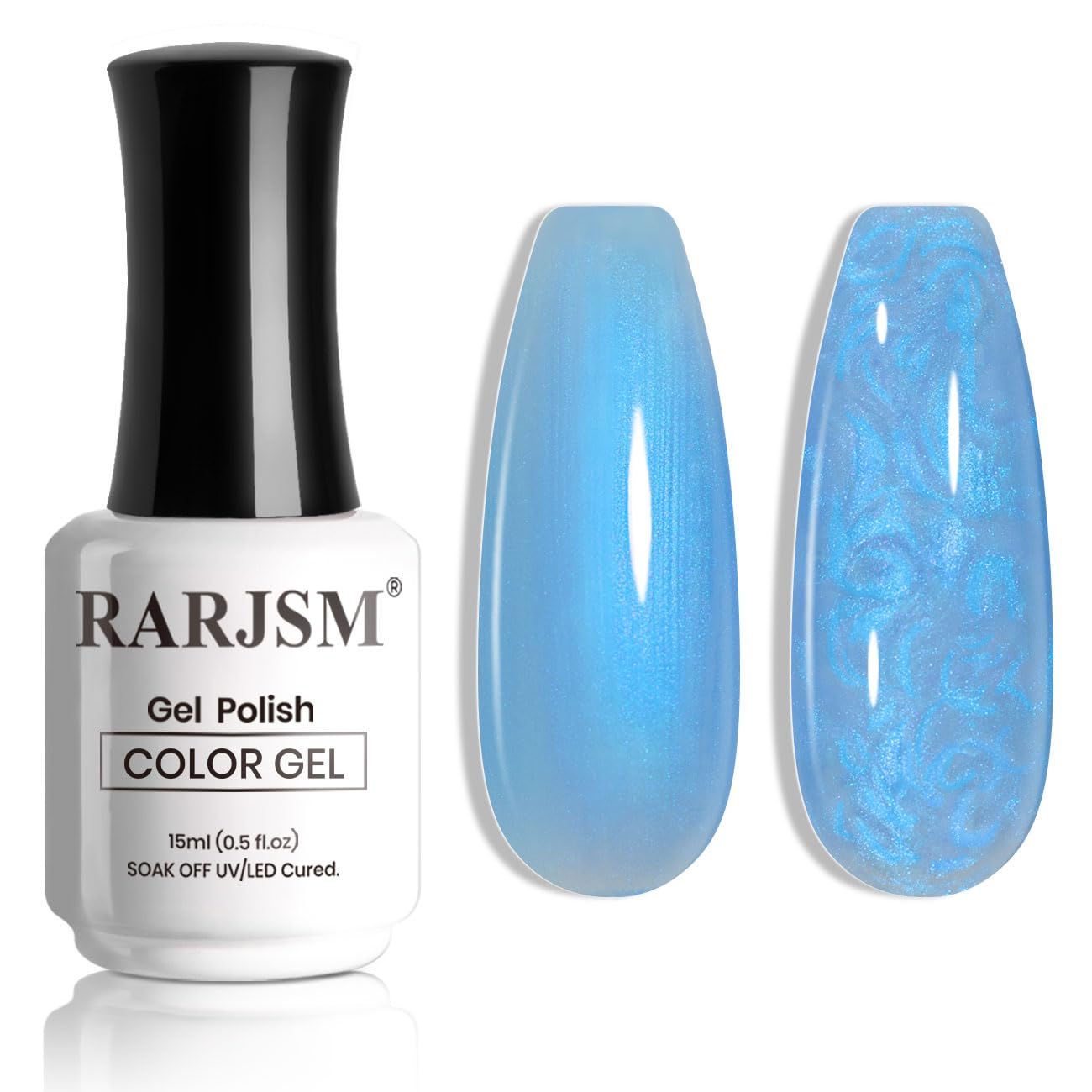 RARJSM 15ML Vast Blue Pearlescent Gel Polish - - gel polish