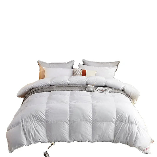 Nordic Style Goose Feathers Embroid Nature Organic Down Comforter