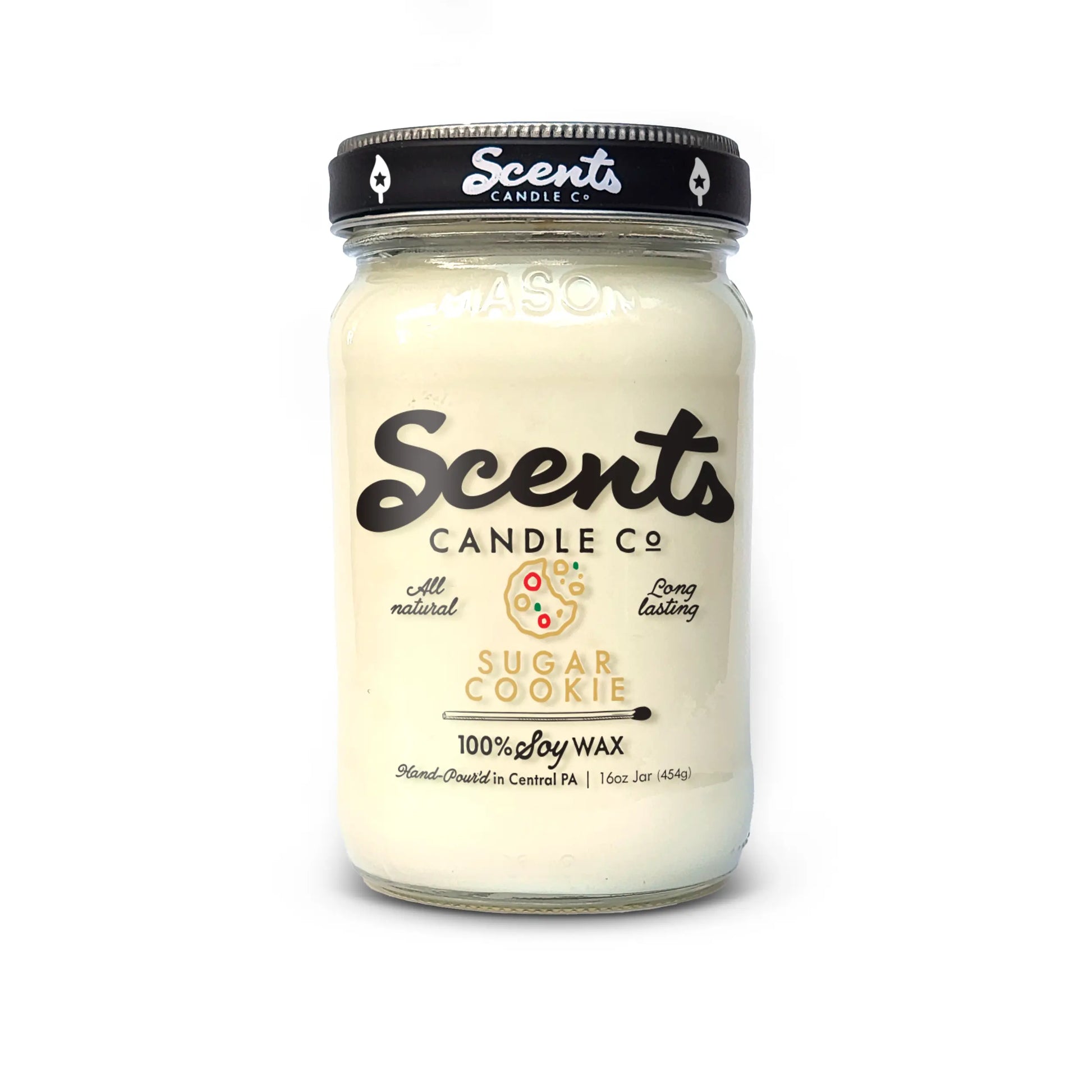 Scents Candle Co. Sugar Cookie Soy Wax Candles - - Candles