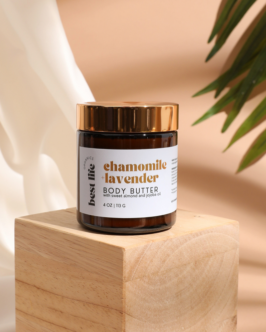 Chamomile & Lavender Body Butter - 4 oz - Lotion & Moisturizer