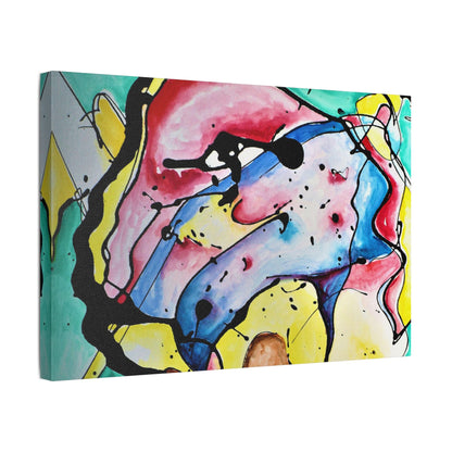 3rd Eye Sundae Satin Canvas Stretched - Kia Day Design