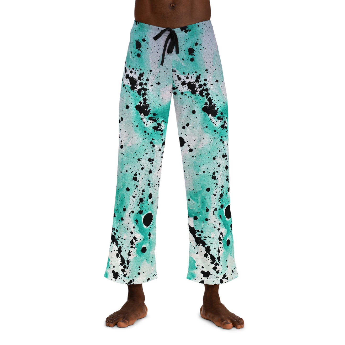 Teal Burst Men's Pajama Pants