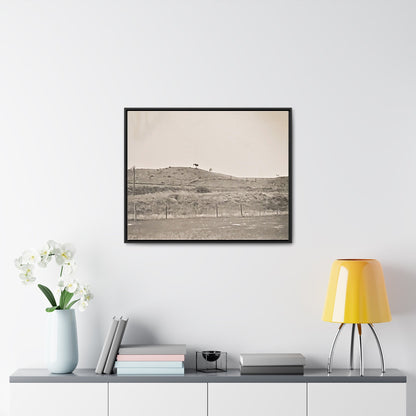 Outside Philip South Dakota Gallery Canvas Wraps Horizontal Frame 30″ x 24″ Black Premium Gallery Wraps (1.25″)