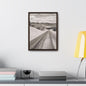Western Road Gallery Canvas Wraps Vertical Frame 12″ x 16″ 1.25" Walnut