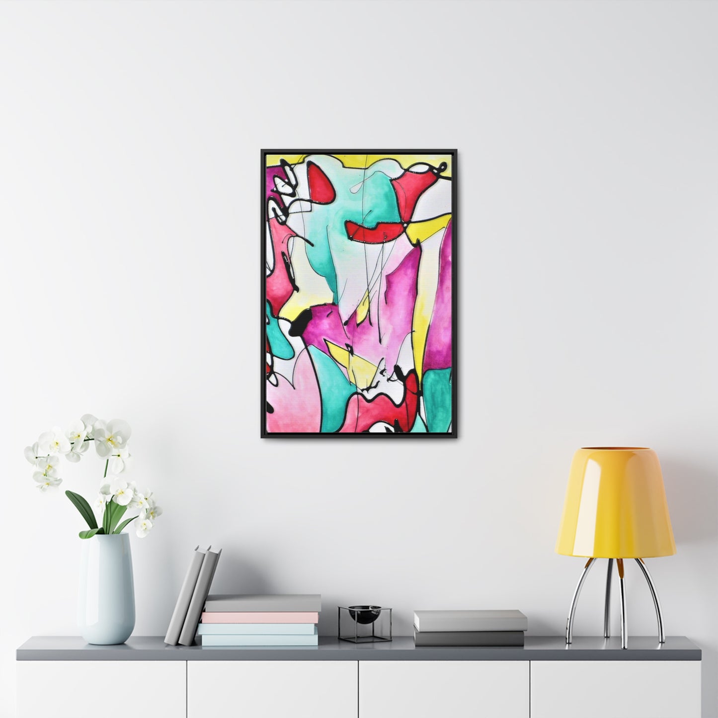 Glass Gallery Canvas Wraps, Vertical Frame