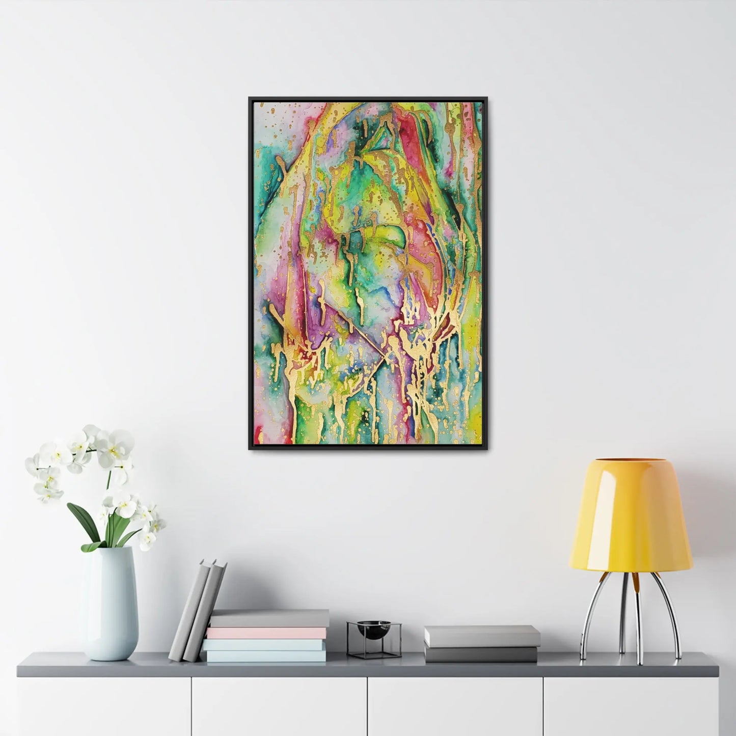 Acid Face Gallery Canvas Wraps, Vertical Frame