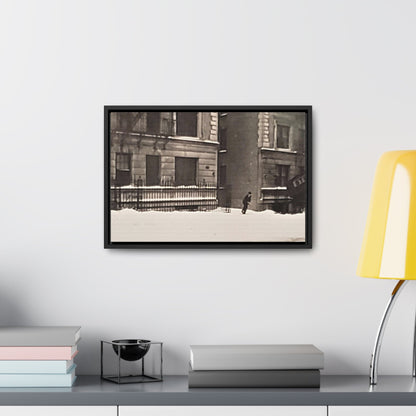 430 W 119th St New York Gallery Canvas Wraps Horizontal Frame 18″ x 12″ Black white Premium Gallery Wraps (1.25″)