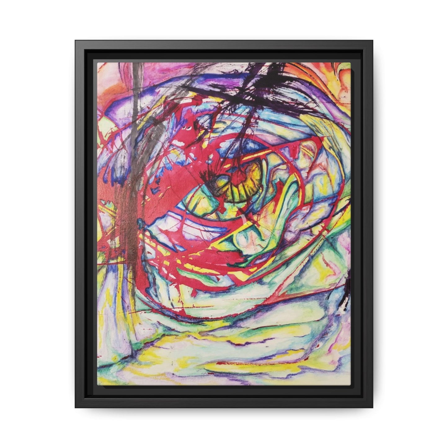 The Eye Framed Art Print - Kia Day Design