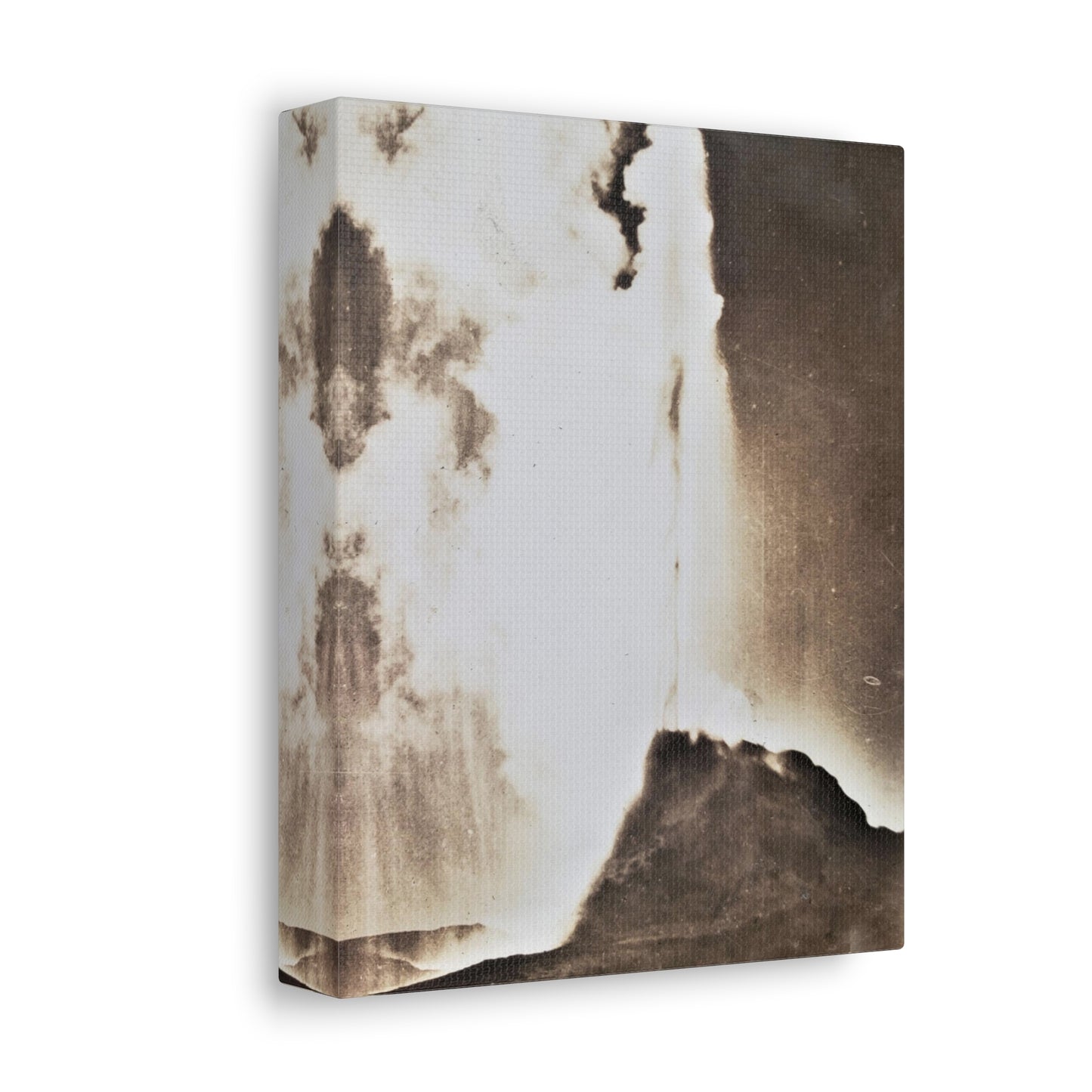 White Dome Geyser Yellowstone Stretched Canvas