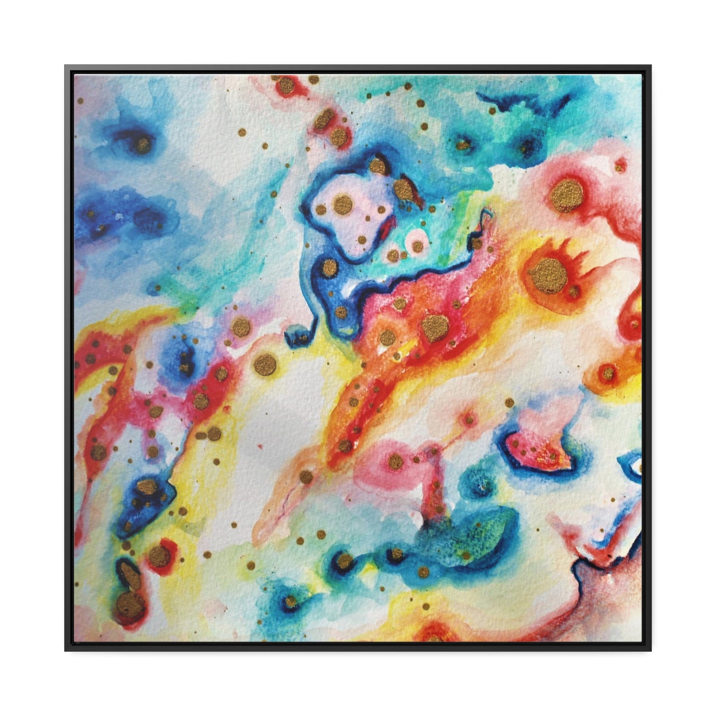 Blue Sky Angel Gallery Canvas Wraps, Square Frame