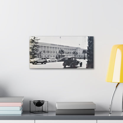 Sunset Bowling Center Largest in U.S 1939 Canvas Gallery Wraps 20″ x 10″ 1.25"