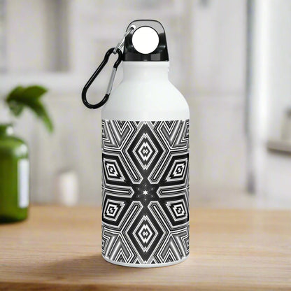 Black and White Diamond Oregon Sport Bottle