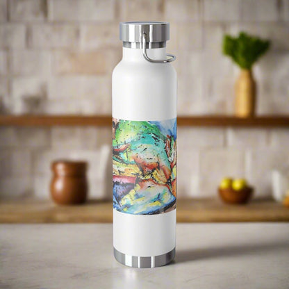 Owl In Flight 22oz Vacuum Insulated Bottle