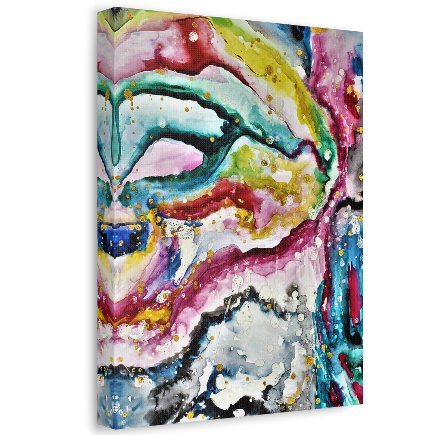 Cosmic Face Stretched Canvas