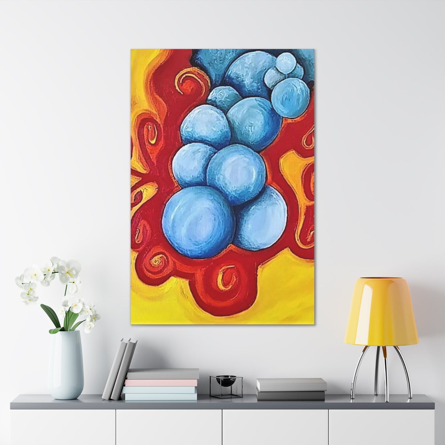 Blue Balls Canvas Gallery Wraps