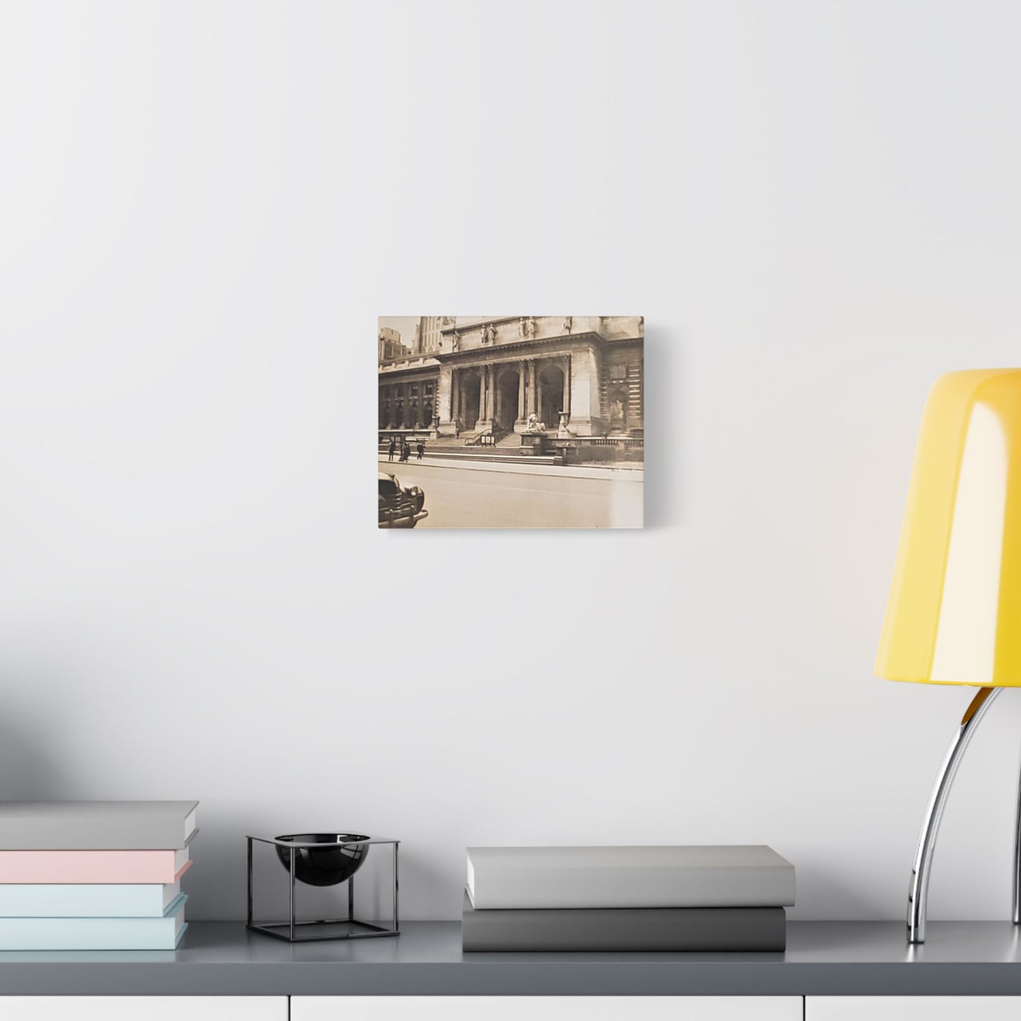 New York Public Library Satin Canvas, Stretched