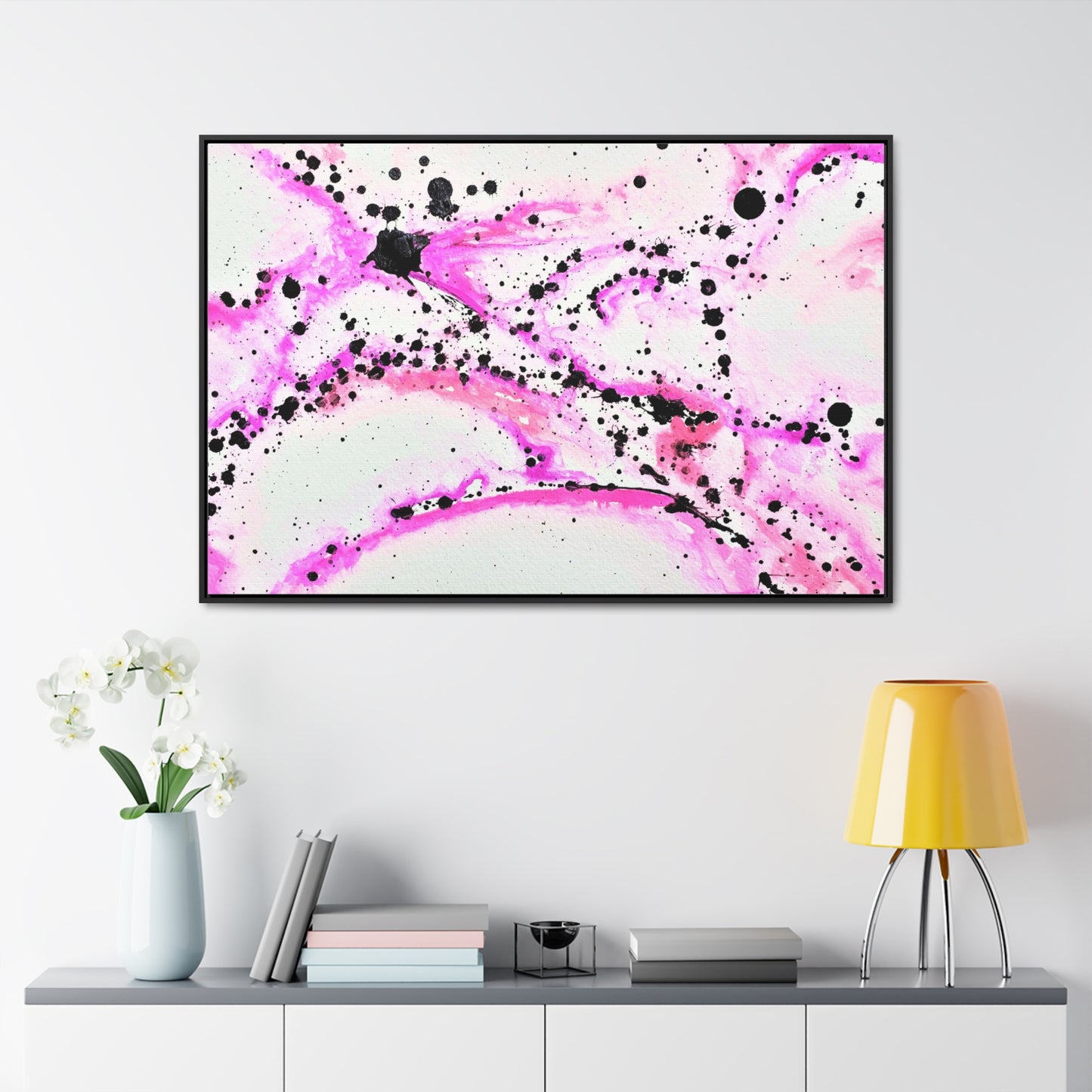 Neon Lightning Gallery Canvas Wraps, Horizontal Frame