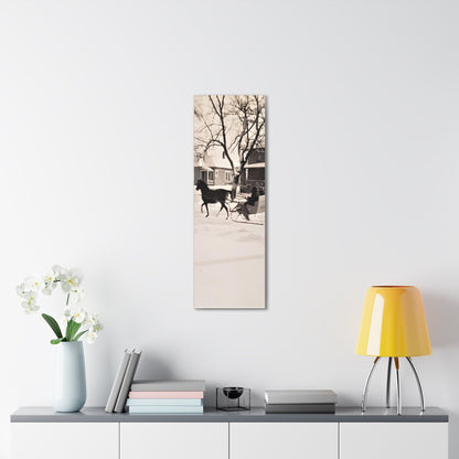 Carriage Ride Canvas Gallery Wraps 12″ x 36″ 1.25"