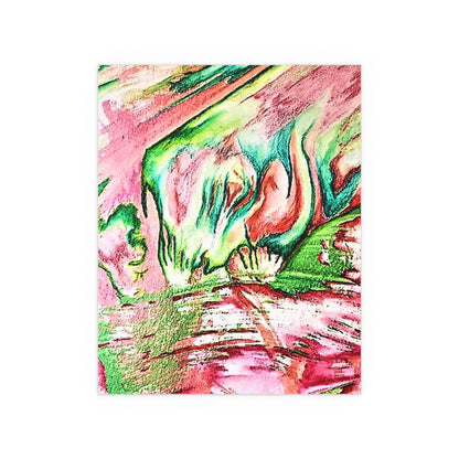 Pink Forest Silk Posters 16" x 20" (Vertical) Semi Glossy