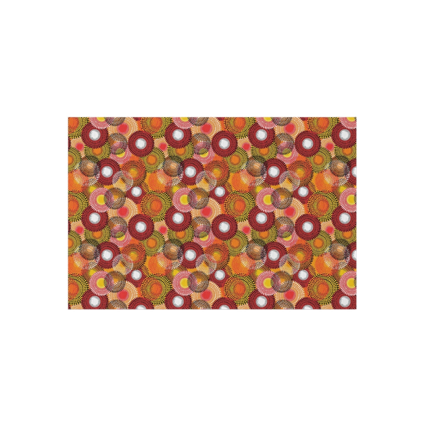Colorful Floral Outdoor Rug - Kia Day Design
