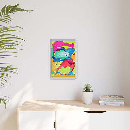 Kool Kid Matte Canvas Framed - Kia Day Design
