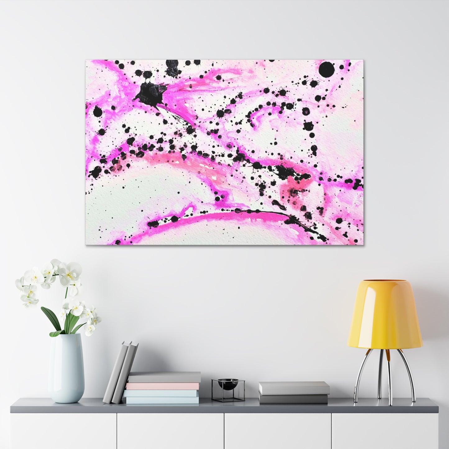 Neon Lightning Canvas Gallery Wraps