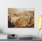 Back View Morris Dam Spillway Canvas Gallery Wraps 24″ x 18″ 1.25"