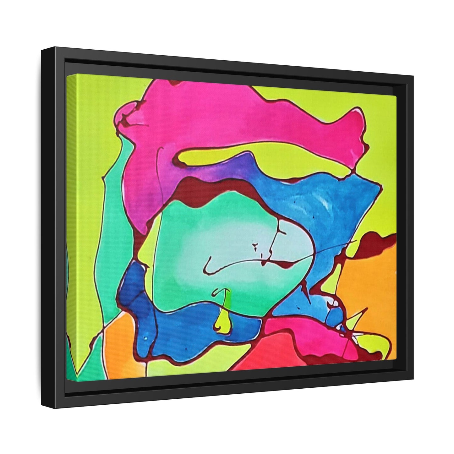 Kool Kid Matte Canvas Framed - Kia Day Design