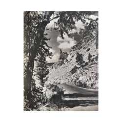 Eagles Nest Rock Yellowstone Satin Canvas Stretched