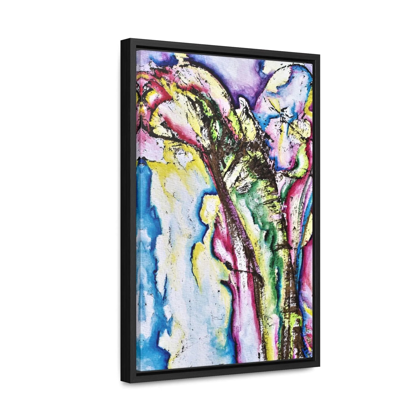 Calla Lilies Gallery Canvas Wraps, Vertical Frame