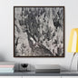 Cleopatras Needle Yellowstone Gallery Canvas Wraps Square Frame 30″ x 30″ 1.25" Walnut