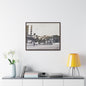 Boeing B-17 Bomber Gallery Canvas Wraps Horizontal Frame 30″ x 24″ Walnut 1.25"