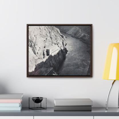 Boulder Dam Gallery Canvas Wraps Horizontal Frame 20″ x 16″ Walnut 1.25"