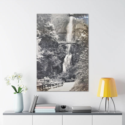 Multnomah Falls Oregon Canvas Gallery Wraps 32″ x 48″ 1.25"
