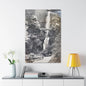 Multnomah Falls Oregon Canvas Gallery Wraps 32″ x 48″ 1.25"