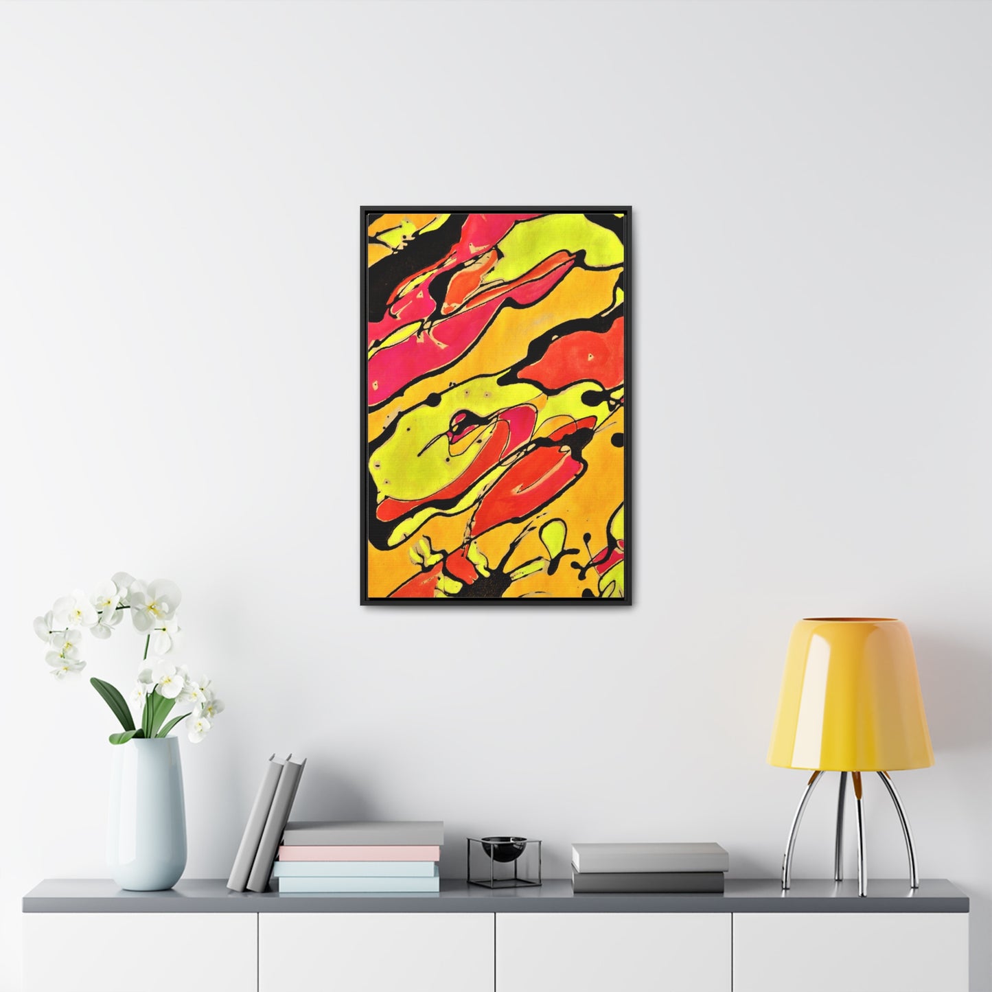 80's Rapture Gallery Canvas Wraps, Vertical Frame