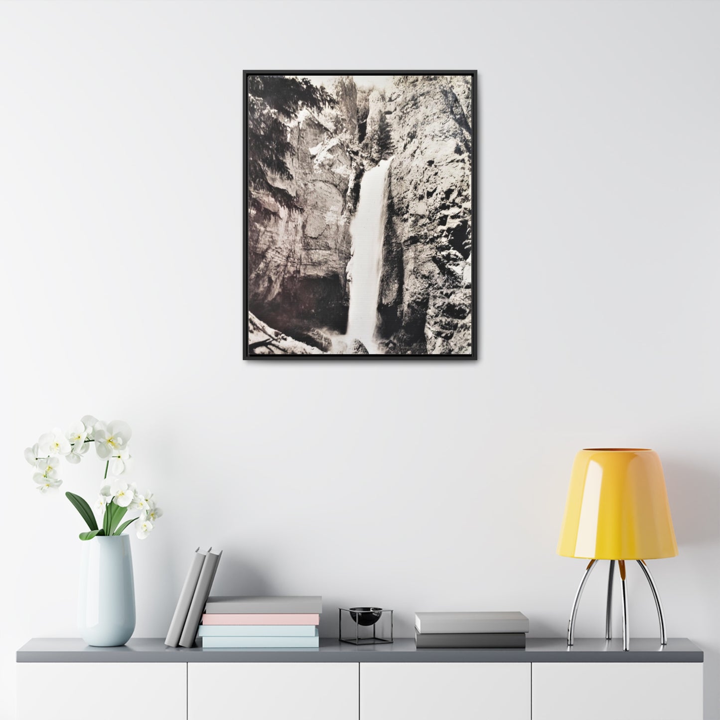 Tower Falls Yellowstone Gallery Canvas Wraps, Vertical Frame