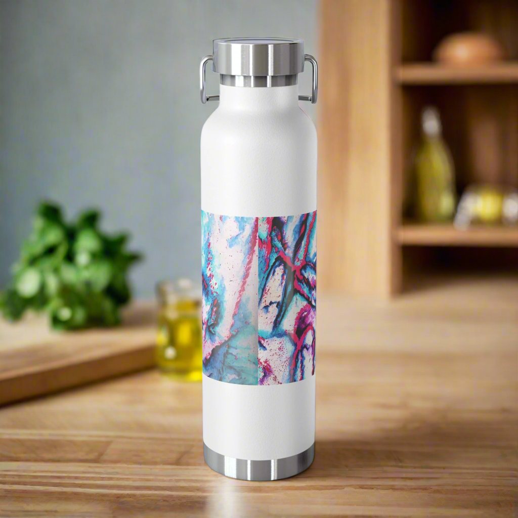 Pink Jellyfish 22oz Vacuum Insulated Bottle