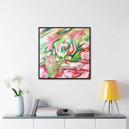 Pink Forest Gallery Canvas Wraps, Square Frame