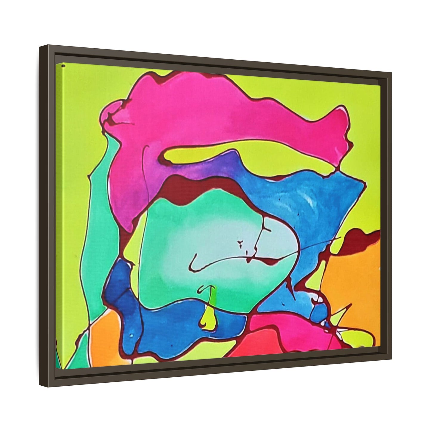 Kool Kid Matte Canvas Framed - Kia Day Design