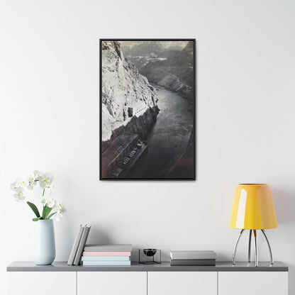 Boulder Dam Gallery Canvas Wraps Vertical Frame 24″ x 36″ 1.25" Black