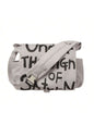 Canvas Messenger Bag Crossbody Bag Letter Printed Waterproof Shoulder Nylon College Student Women's Shoulder Bag Goth Punk Shoulder Satchels Harajuku Grunge Handbag - White -