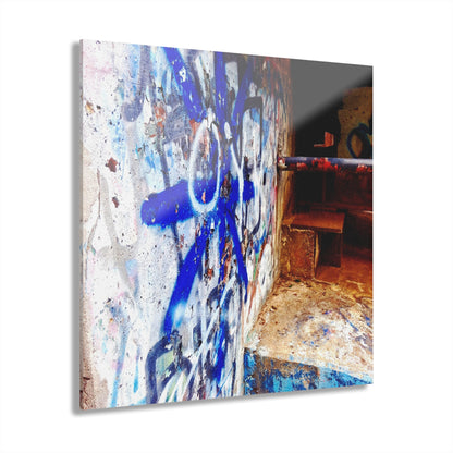 Graffiti Urban Photo Acrylic Print — French Cleat Hanging - - Home Decor