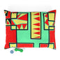 Teeth In Red Pet Bed 40" × 30"