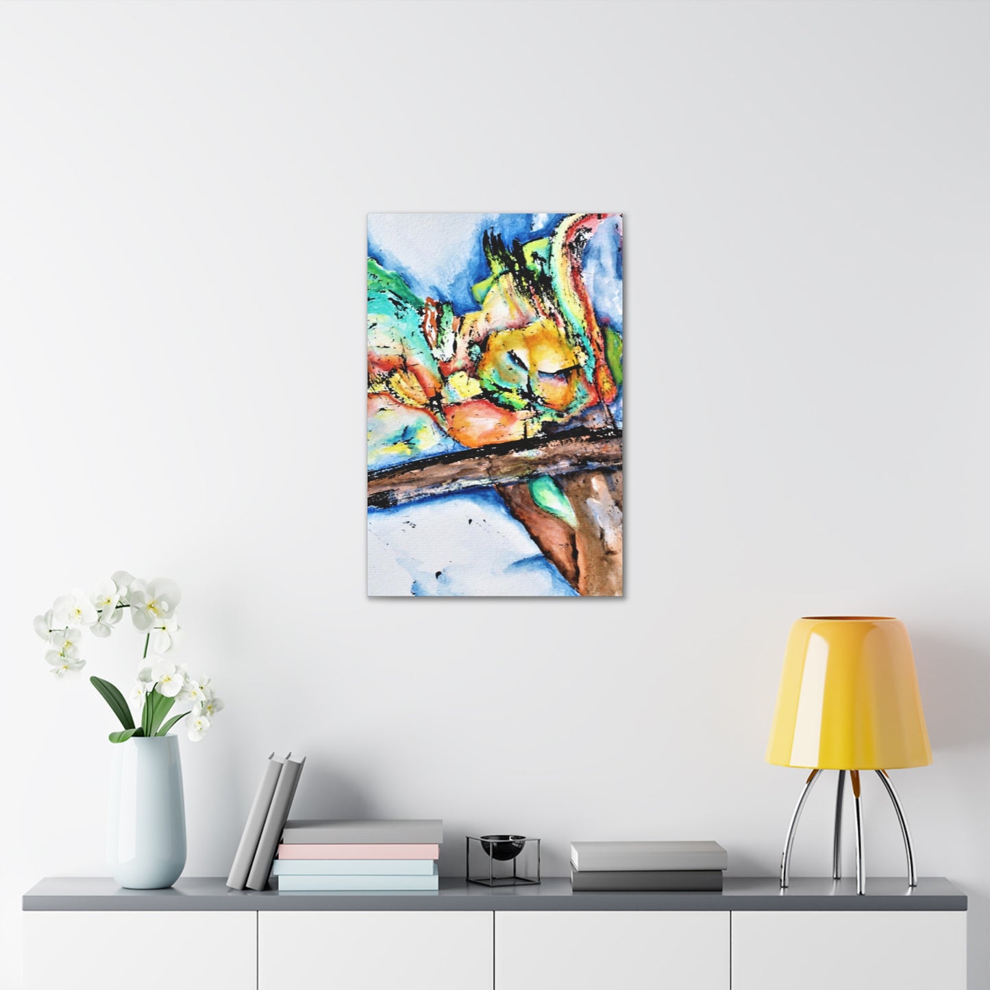 Owl In Flight Canvas Gallery Wraps