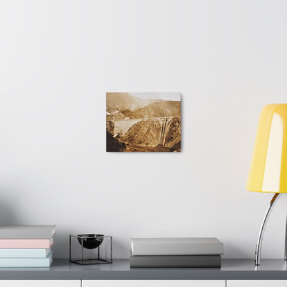 Back View Morris Dam Spillway Canvas Gallery Wraps 10″ x 8″ 1.25"