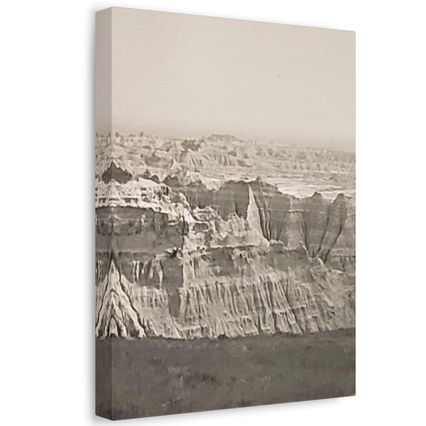 The Pinnacles Stretched Canvas