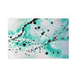 Teal Burst Silk Posters 24″ x 16″ (Horizontal) Semi Glossy