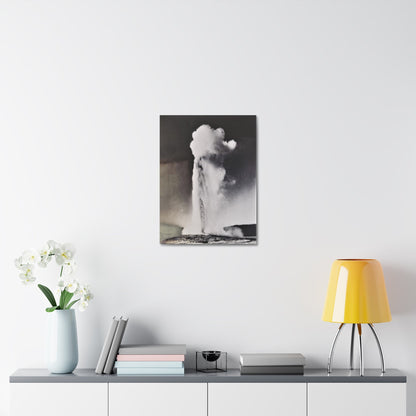 Old Faithful Geyser Yellowstone Stretched Canvas 1.5" 18″ x 24″