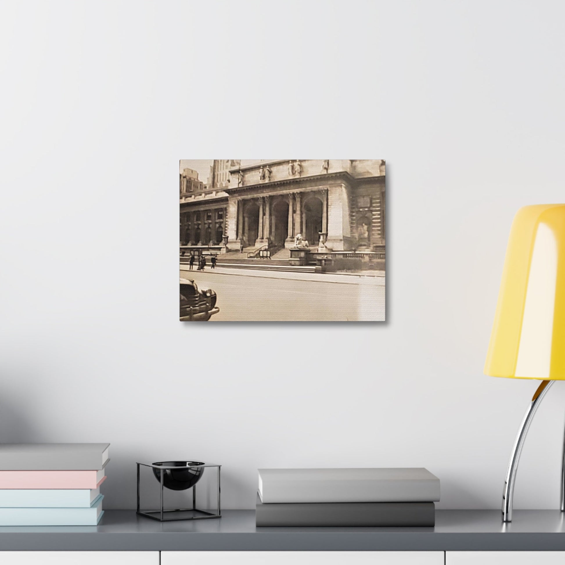 New York Public Library Stretched Canvas - 1.5" 14″ x 11″ - Canvas
